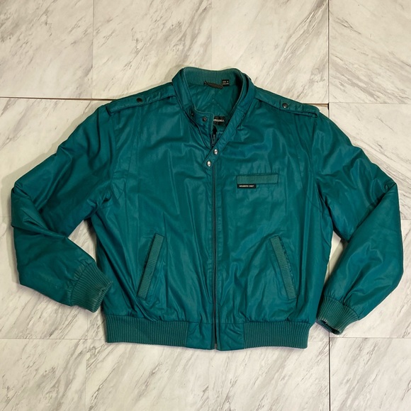 Members Only Other - Vintage members only teal bomber jacket